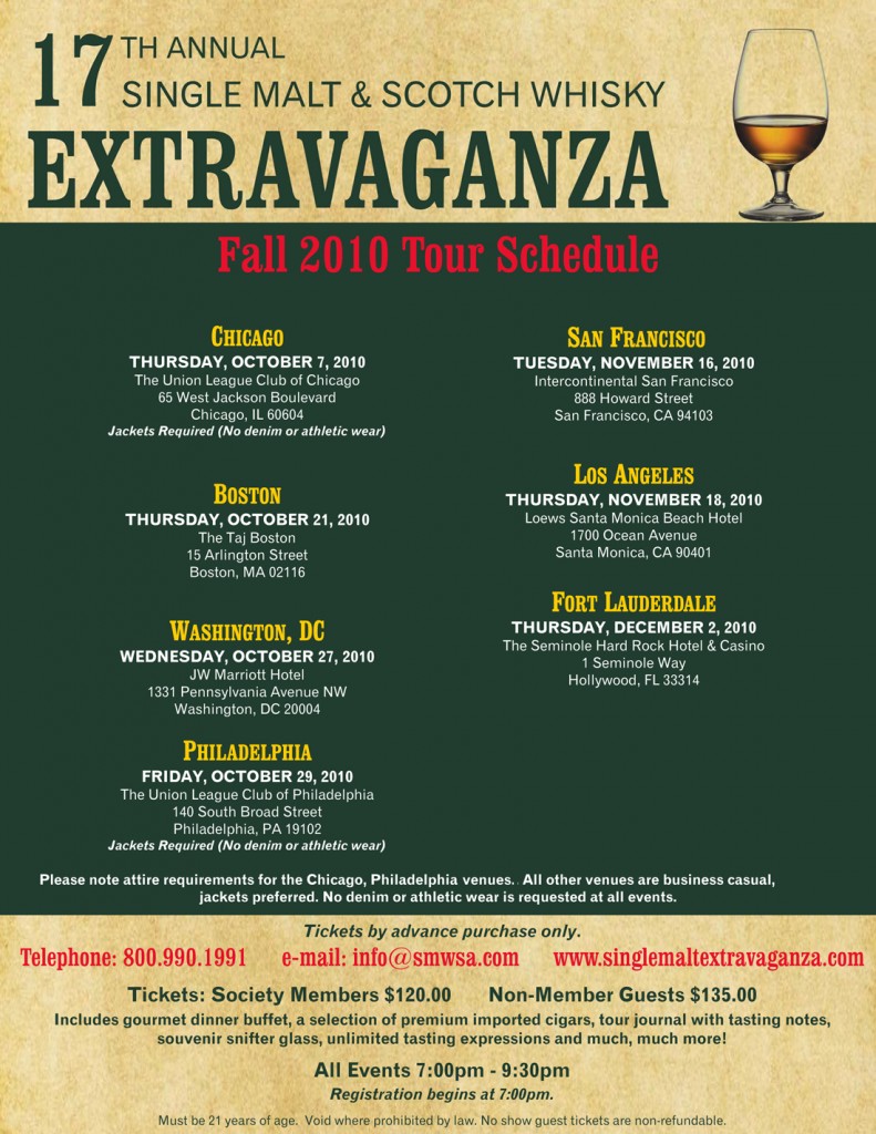 Fall-2010-Extravaganza-Schedule